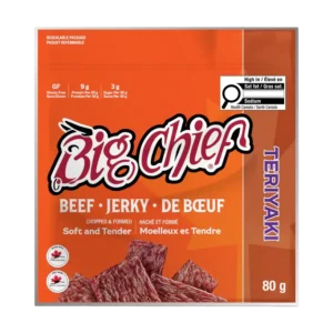 80G Teriyaki Beef Jerky – Zipper Bag