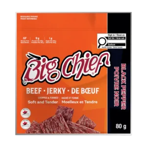 80G Black Pepper Beef Jerky – Zipper Bag