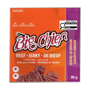 80g Sweet Spicy Beef Jerky – Zipper Bag