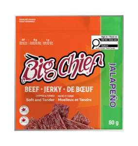 80G Jalapeno Beef Jerky – Zipper Bag