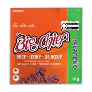80G Jalapeno Beef Jerky – Zipper Bag