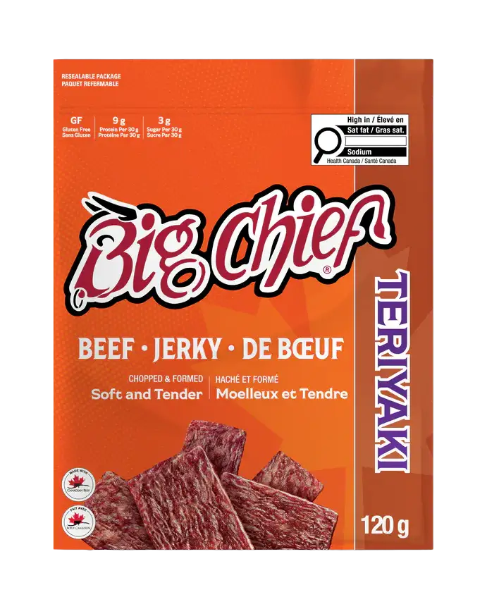 120G Teriyaki Beef Jerky – Zipper Bag